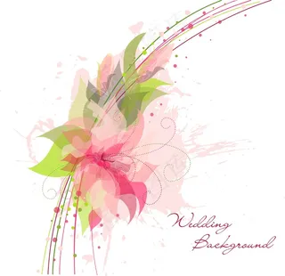 浪漫的花朵背景理想作为婚礼的背景