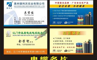 德利沃电缆名片图片