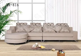 现代布艺沙发与客厅图片