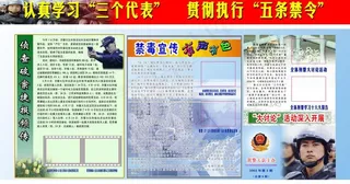 学习三个代表 执行五条禁令图片