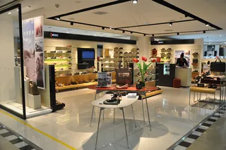 爱步 ecco 品牌鞋 店铺陈列图...