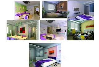 简洁三居室（含效果）