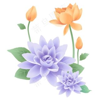 花卉 印花 花素...