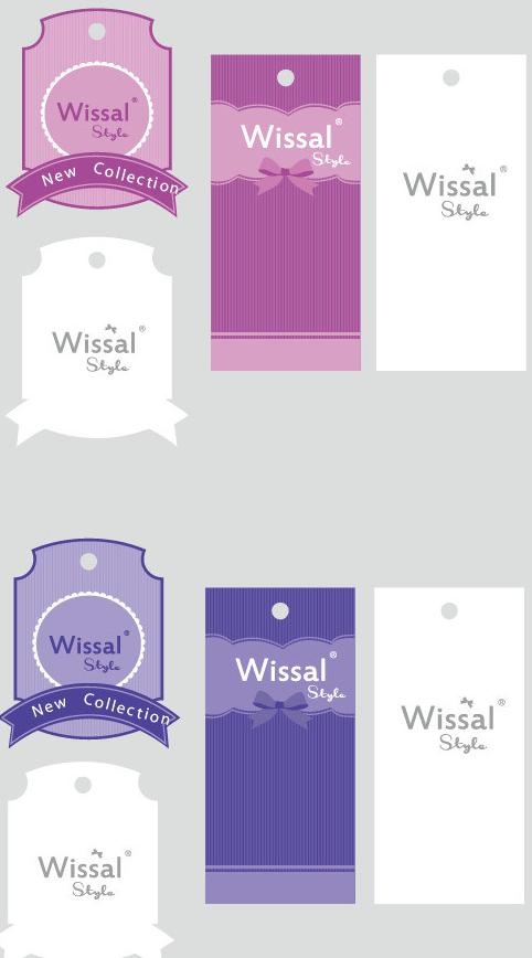 欧式风格吊牌套卡设计图片