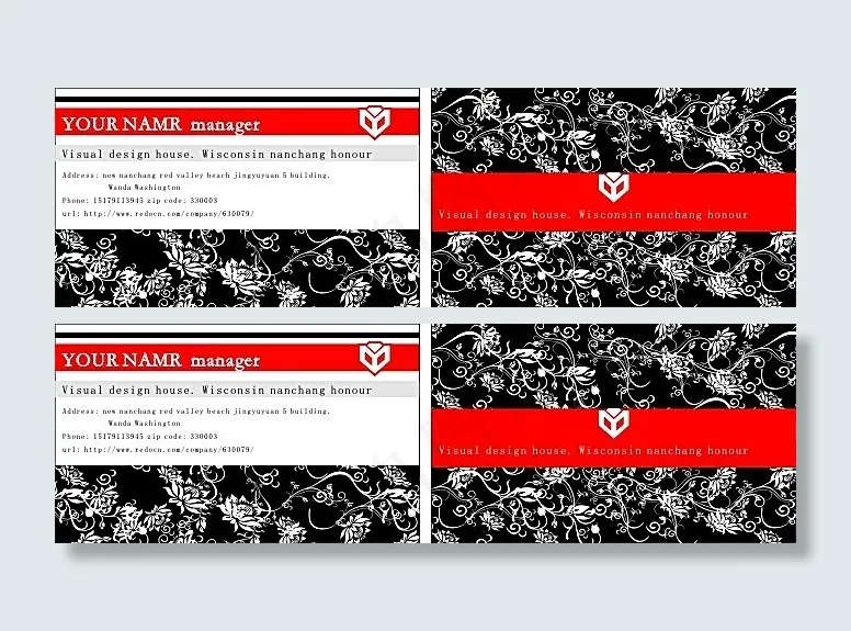 服装名片01cdr矢量模版下载