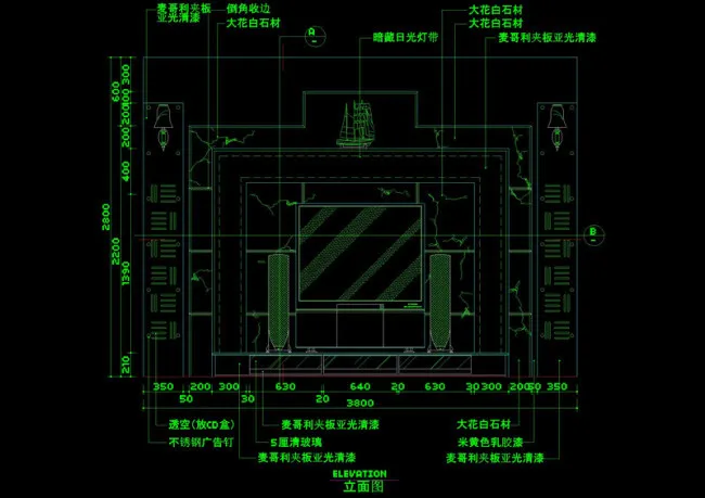 住宅家装图库cad图块
