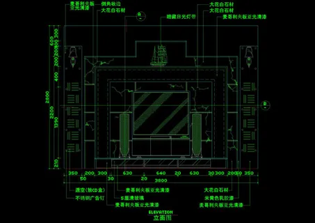 住宅家装图库cad图块