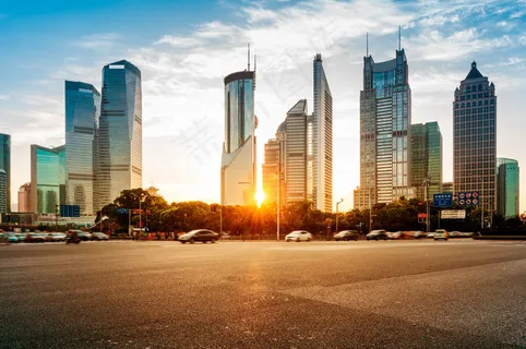 清晨里的城市 清晨里的城市