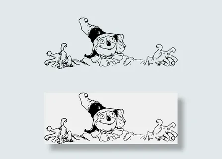 稻草人的手臂夹艺术传播