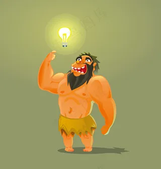 灵感创意灯泡图