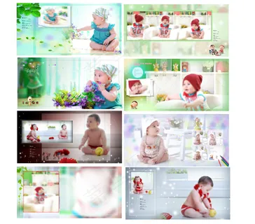 最新儿童模版儿童写真样片摄影模板