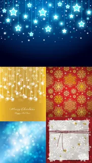 精美圣诞节主题背景矢量素材