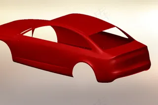 奥迪A4表面模型