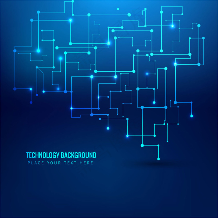 蓝色高科技背景
