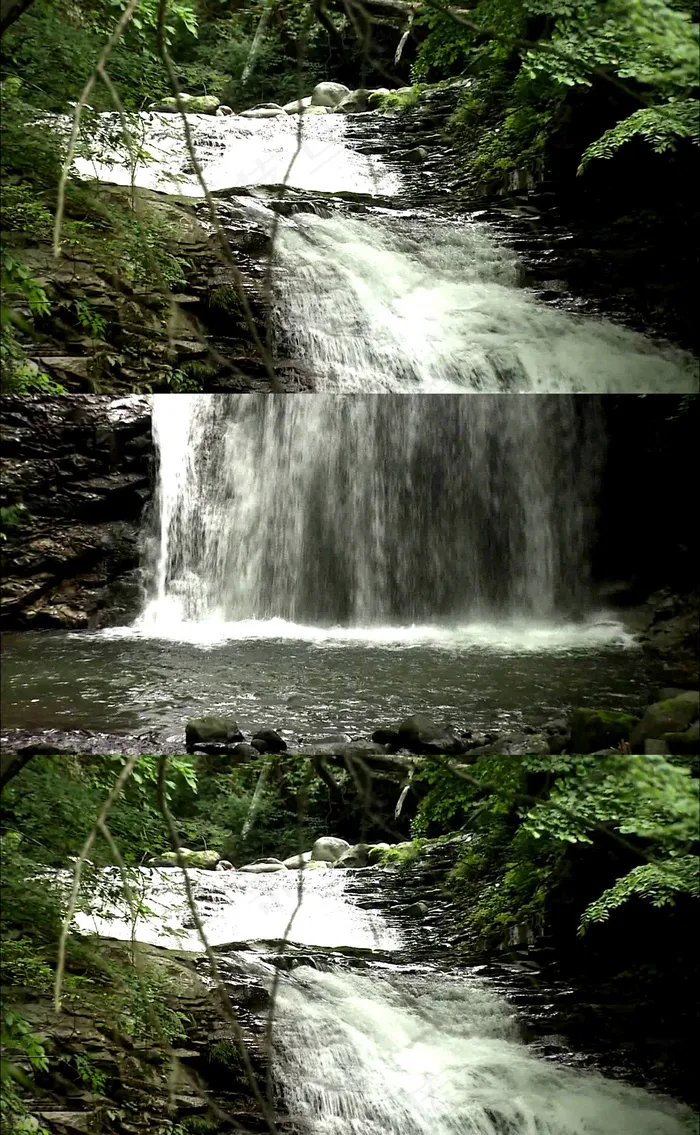 超高清山青水秀小溪流水风景视频