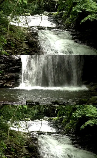 超高清山青水秀小溪流水风景视频