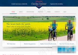 灰色和谐乡村企业网站模板