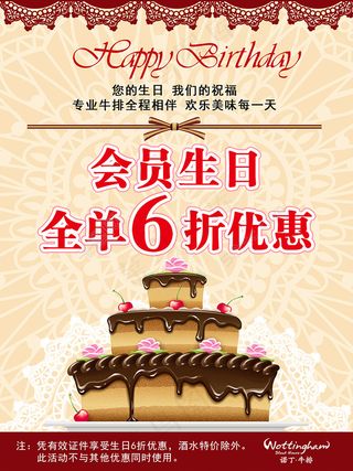 会员生日海报