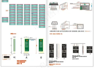 导视牌标牌设计图片