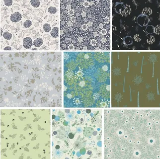 服装无缝印花矢量图