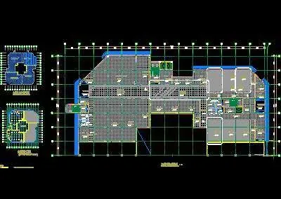 六层局部地面铺装图-门诊、急诊楼装...