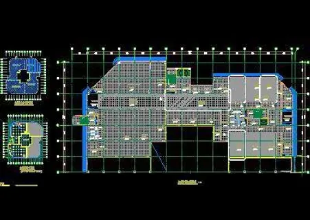 六层局部地面铺装图-门诊、急诊楼装... 六层局部地面铺装图-门诊、急诊楼装...