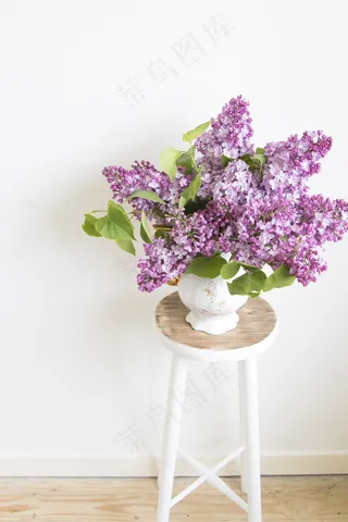 简约小清新文艺风插花静物摆拍背景