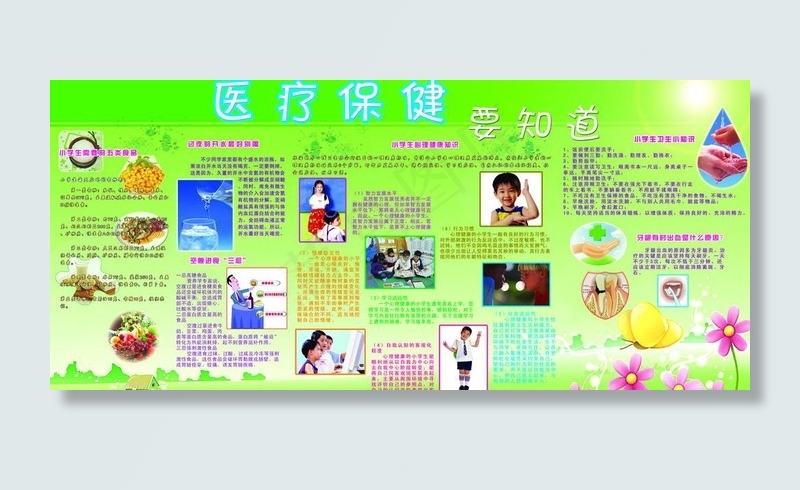 医疗保健知识图片(7874X3937(DPI:100))psd模版下载