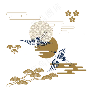 日本浮世绘传统纹饰