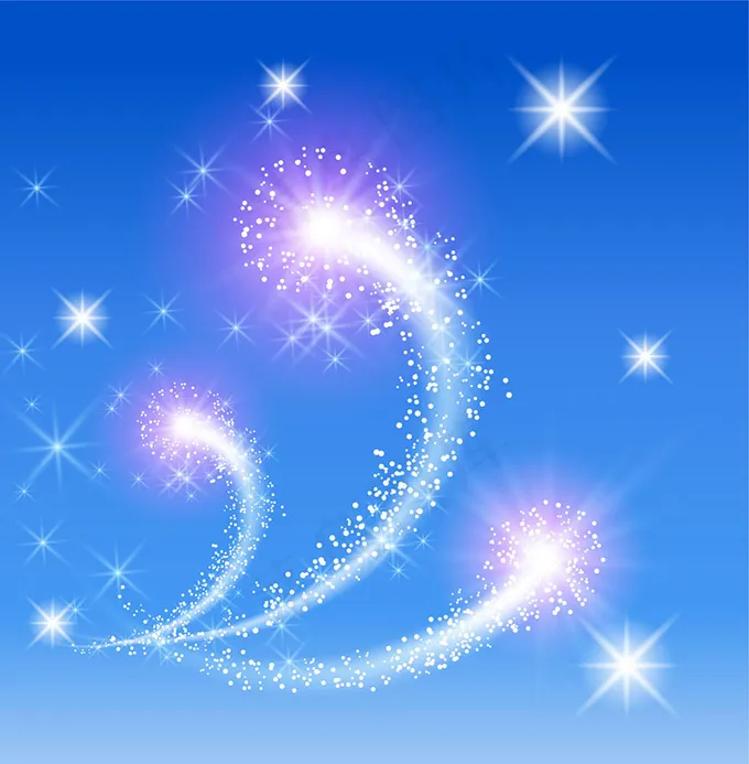 烟花光芒素材