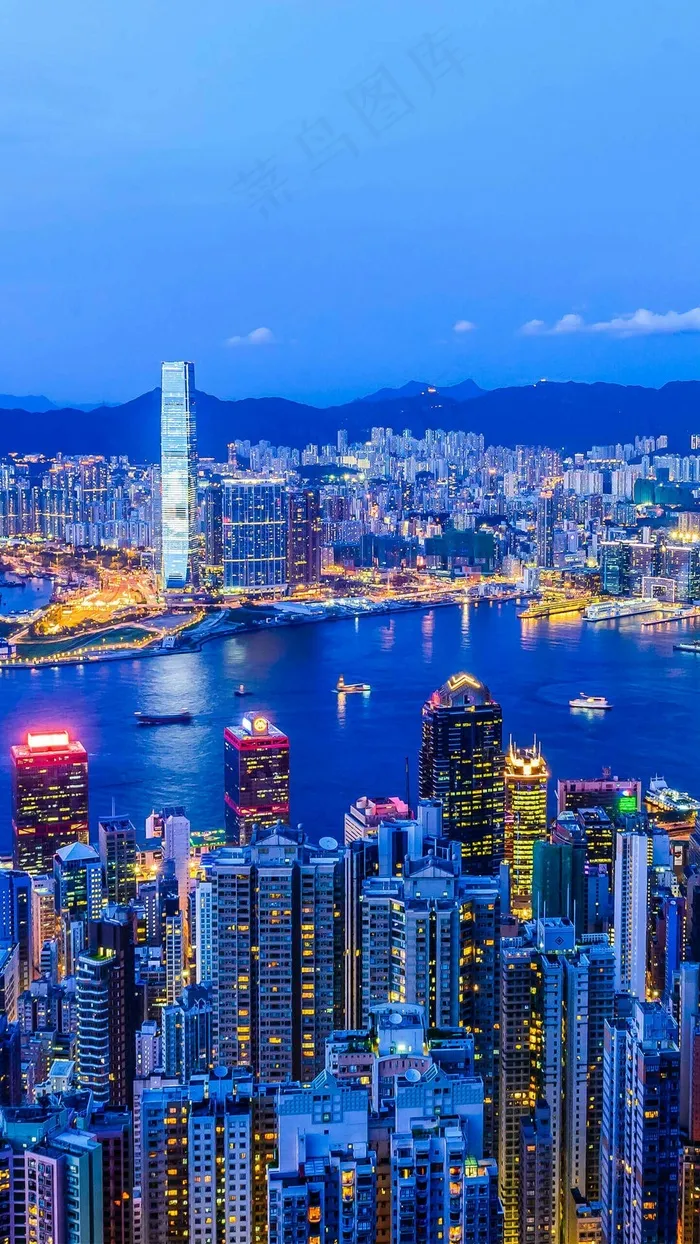 美丽的城市夜景高清摄影图片