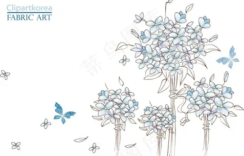 手绘花纹花卉 手绘花纹花卉