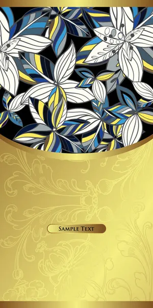 传统花纹背景矢量图下载