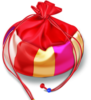 京东淘宝年货节福袋钱包钱袋子金币促...