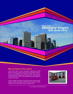 企业宣传psd宣传单设计