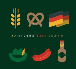 啤酒节矢量元素