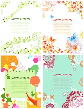 潮流图案矢量素材