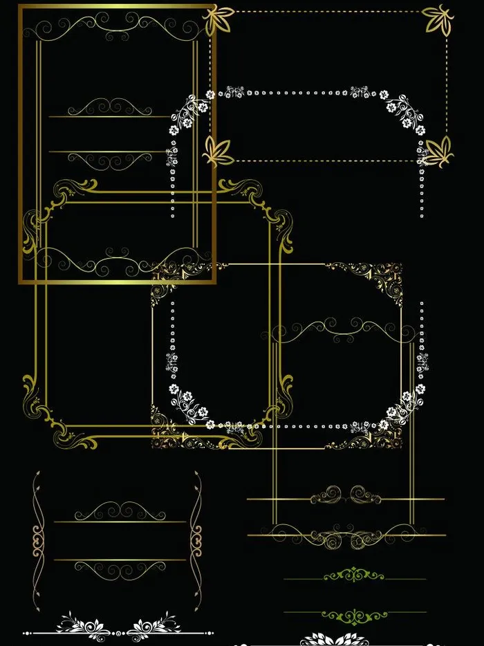 欧式角花图片(2480X3508(DPI:300))psd模版下载