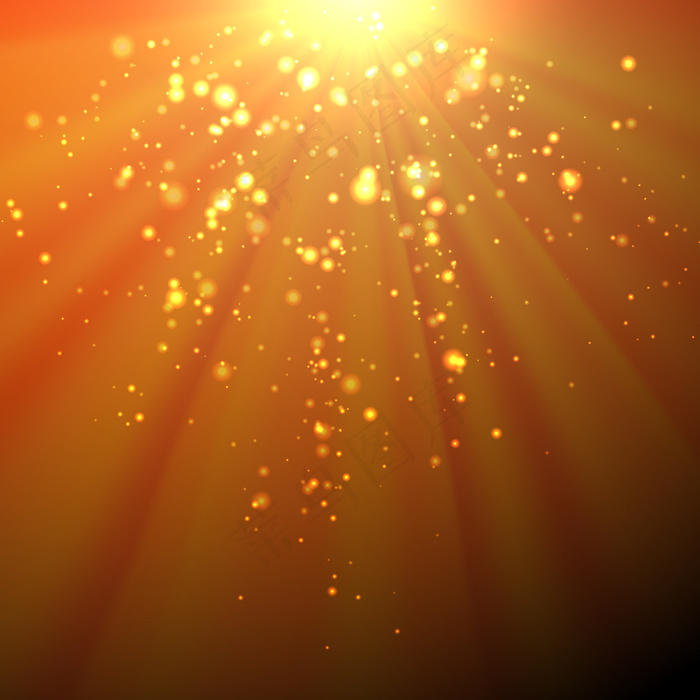 黄色背景矢量图