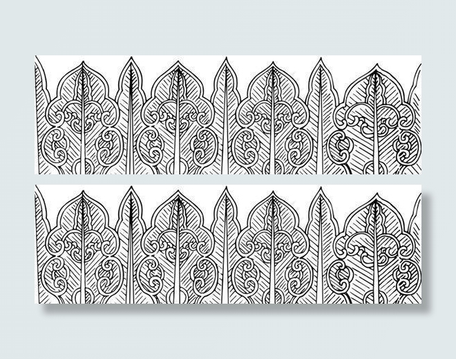 清代（上）版画 装饰画 中华图案五千年 矢量 AI格式_0021ai矢量模版下载