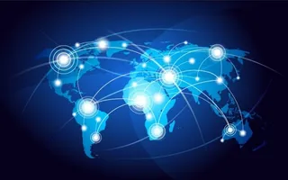 科技感世界地图