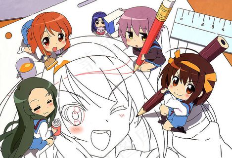 位图 色彩T恤图案 卫衣图案 卡通...