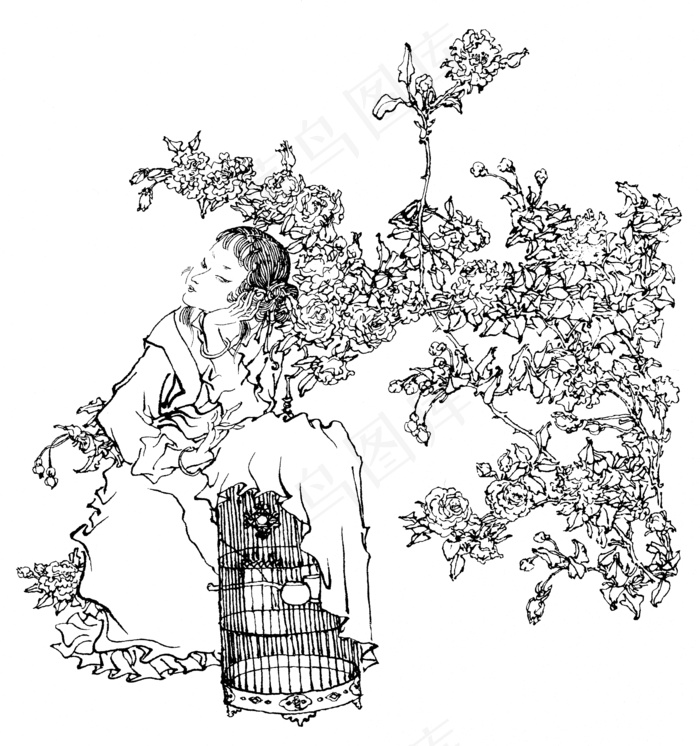 龄官图片