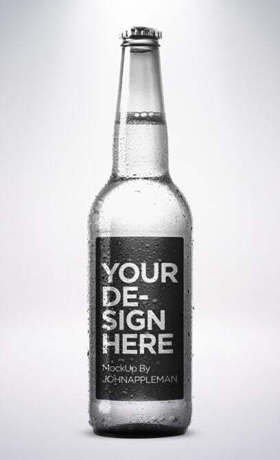 啤酒标签设计效果PSD源文件下载