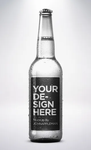 啤酒标签设计效果PSD源文件下载