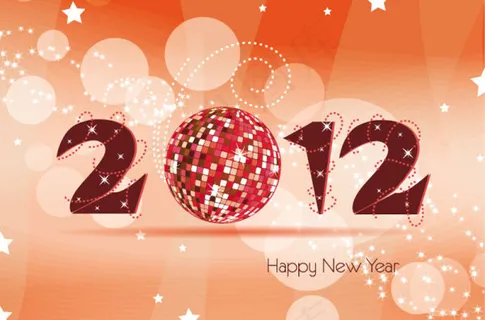 2012圣诞字体04——矢量素材