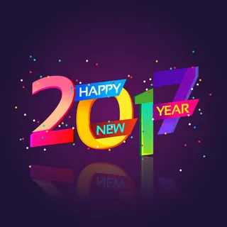 新年背景设计彩色文字 新年背景设计彩色文字