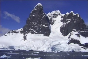 美丽的雪山风景