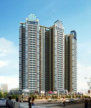 高层洋房效果图图片