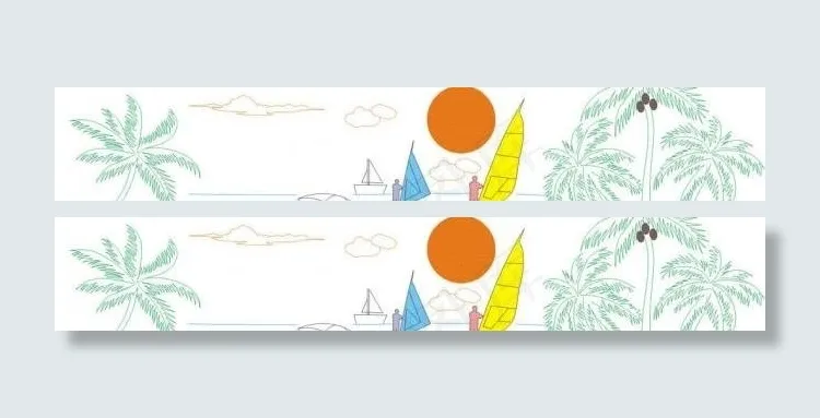 阳光海滩图片cdr矢量模版下载